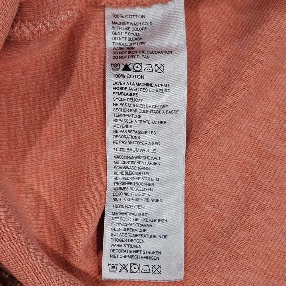 Tommy Bahama Mens XXL Coral Pink Quarter Zip Pullover Sweatshirt Casual